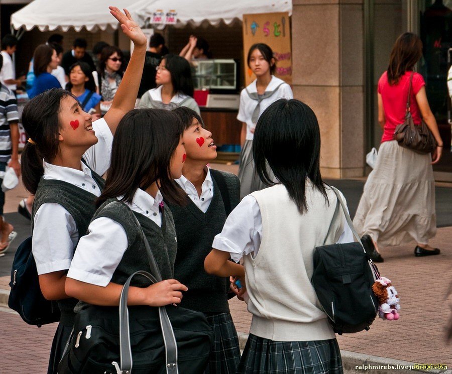 Осенний фестиваль в японской школе